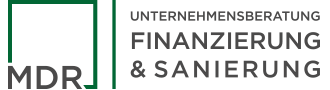 MDR Unternehmensberatung Finanzierung Sanierung Kredit Unternehmen Business 2x-Logo